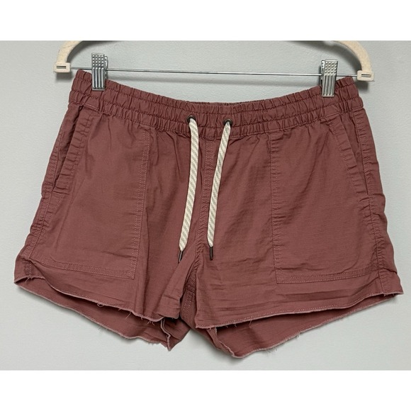 Vuori Pants - Vuori Women's Vintage Ripstop Mauve Stoneware Pull On Shorts Size Medium